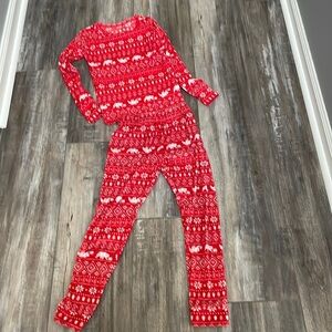 Cat & Jack Girls 2 piece long sleeve pajamas mixed size